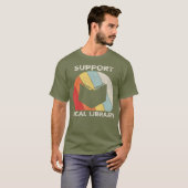 RETRO Lokalträger Library Book Lover Gift T-Shirt (Vorne ganz)