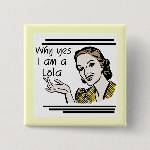 Retro Lola T - Shirts und Geschenke Button