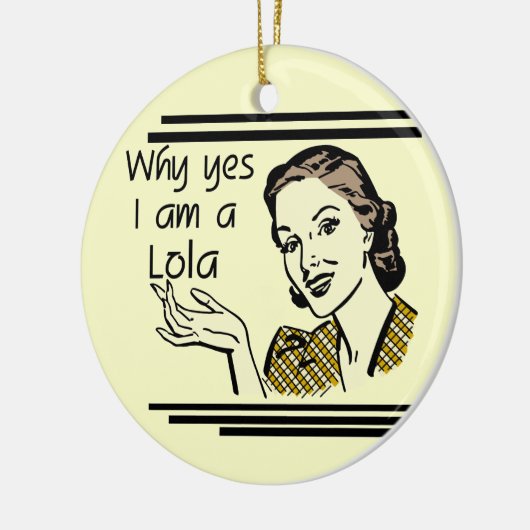 Retro Lola T - Shirts und Geschenke Keramikornament (Links)