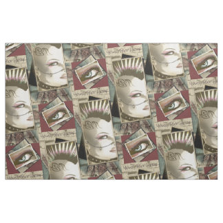 Retro-London britischer Punk-Rock-Musikmode Stoff