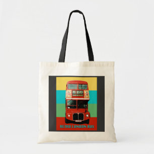 Retro London Bus Bag Tragetasche