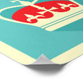 Retro London Collage Poster (Ecke)