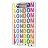 Retro London England Poster Klemmbrett (Links)
