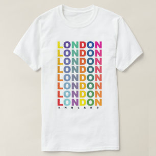 Retro London England Poster T-Shirt