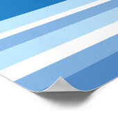 Retro London Skyline mit Fireworks Poster (Ecke)