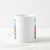 Retro London Tea Iconic Landmarks Kaffeetasse (Mittel)