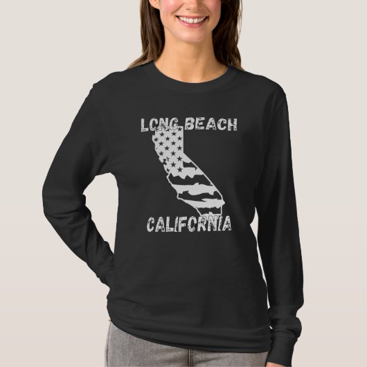 Retro Long Beach California Apparel 1 T-Shirt (Vorderseite)