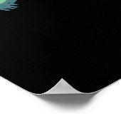 Retro Long Jump Track & Field Olympiasieger Fan Poster (Ecke)