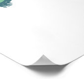 Retro Long Jump Track & Field Olympiasieger Fan Poster (Ecke)