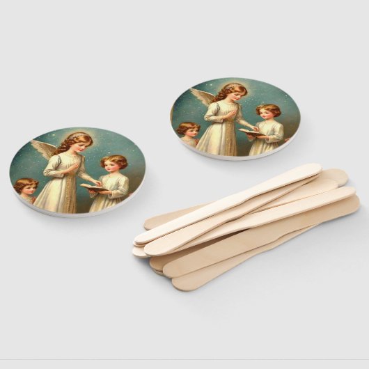 Retro Look Angel Fans Fächer (Non-assembled)