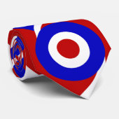 Retro-Look im Stil der Sechzigerjahre Mod-Design Krawatte (Gerollt)