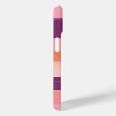 Retro Look Monogramm Bonbonstreifen Case-Mate iPhone Hülle (Rückseite / Rechts)