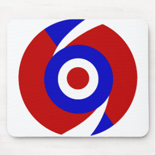 Retro-Look Sechziger-Jahre-Mod-Design Mousepad