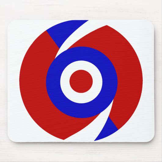 Retro-Look Sechziger-Jahre-Mod-Design Mousepad (Vorne)