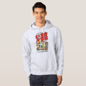 Retro LOONEY TUNES™ Burning from TV Hoodie (Vorne ganz)