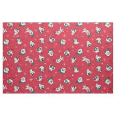 Retro LOONEY TUNES™ Winterurlaubsmuster Stoff (Fat Quarter (45,7 x 55,9 cm))
