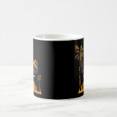 Retro Los Angeles, Vintag Golden Staat Vibes Kaffeetasse (Mittel)