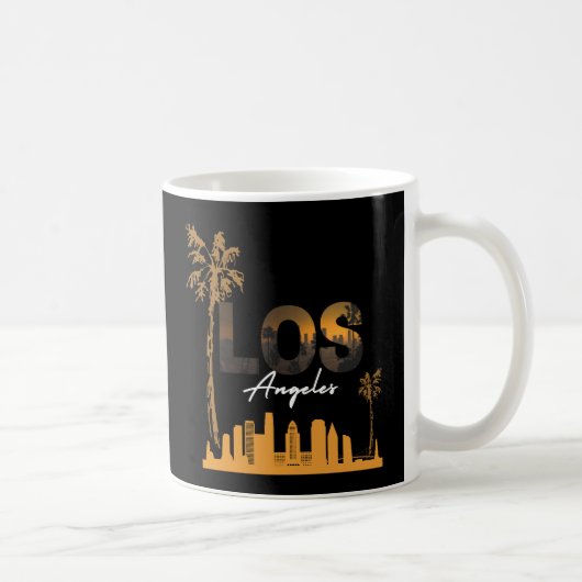 Retro Los Angeles, Vintag Golden Staat Vibes Kaffeetasse (Rechts)