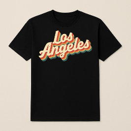 Retro Los Angeles Vintages Skript T-Shirt
