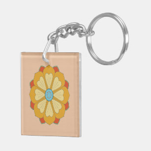 Retro-Lotus-Serie Schlüsselanhänger