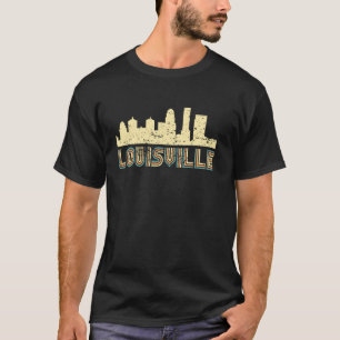 Retro Louisville Skyline Vintage Stadtbild Louisvi T-Shirt