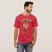 Retro Love Quote Graphic Shirt (Vorne ganz)