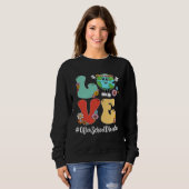 Retro Love World Earth Day 2023 After School Direc Sweatshirt (Vorne ganz)