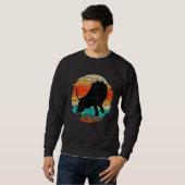 Retro Löwe Afrika Safari Zoo Tier Löwe Sweatshirt (Vorne ganz)