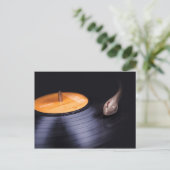 Retro LP Record Postkarte (Stehend Vorderseite)
