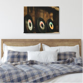 Retro-LPs Bild auf Leinwand (Insitu (Schlafzimmer))