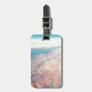 Retro-Luftbild Grand Canyon Arizona Foto vintage Gepäckanhänger