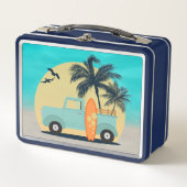 Retro Lunch Box surfen (Vorderseite)