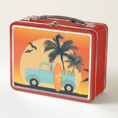 Retro Lunch Box surfen (Vorderseite)
