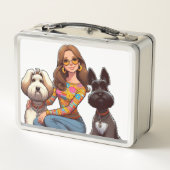 Retro Lunch Box - Vintag Style, Jeden Spaß! 🎒 ✨ (Rückseite)