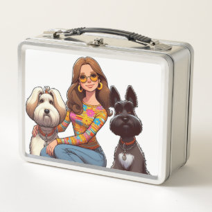 Retro-Lunchbox – Vintage-Stil, täglicher Spaß! 🎒✨ Metall Brotdose