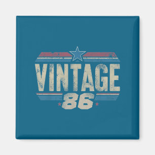 Retro Lustig 1986 Vintage 40. Geburtstag 40 Jahre  Magnet