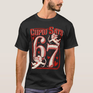 Retro Lustig Cud Sagt 6 7 Sechs Sieben Paare Valen T-Shirt