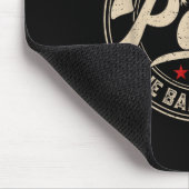 Retro lustig der Mann der Mythos Papa schlechter E Mousepad (Ecke)