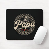 Retro lustig der Mann der Mythos Papa schlechter E Mousepad (Mit Mouse)