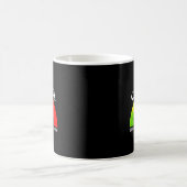 Retro lustig niedrige Cortisol-Werte v Meme Kaffeetasse (Mittel)