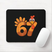 Retro Lustig Sechs Sieben 6 7 Meme Erntedankfest T Mousepad (Mit Mouse)