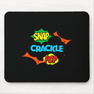 Retro Lustig Snap Crackle P Zitat Relax Meme Spiel Mousepad