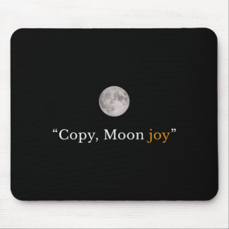 Retro lustig trendige Kopie Mond Freude minimal Ra Mousepad