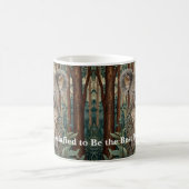 Retro lustige boho wald Koala Bär Kaffeetasse (Mittel)