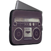Retro lustige Laptophülse des Boombox Laptopschutzhülle (Vorne Rechts)