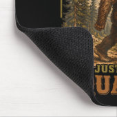 Retro lustiger Dadsquatch Sasquatch Vater Vatertag Mousepad (Ecke)