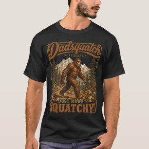 Retro lustiger Dadsquatch Sasquatch Vater Vatertag T-Shirt