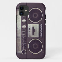 Retro lustiger Fall iPhone5 des Boombox