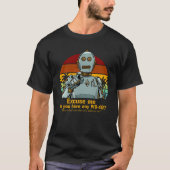Retro-lustiger Roboter braucht Öl T-Shirt (Vorderseite)