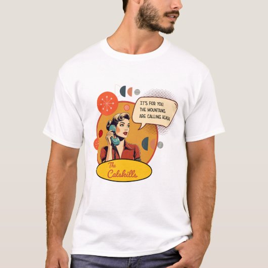 Retro, lustiger T - Shirt (Vorderseite)